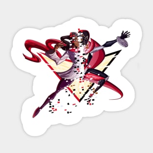 Go Robo Now Broadcast Victory Transformation Sticker